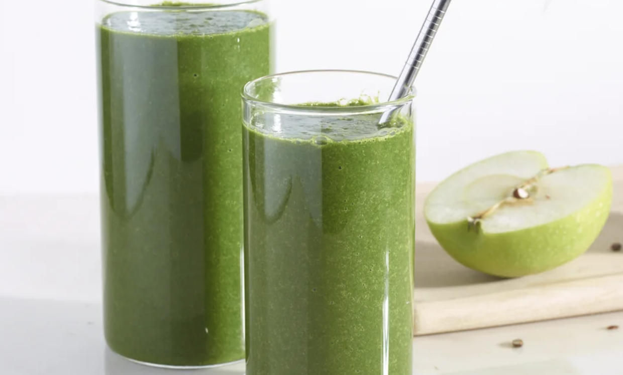 mankai apple banana green smoothie